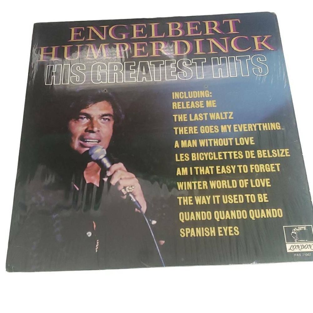 Engelbert Humperdinck His Greatest Hits Vinyl Record‎